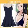 One Piece Nico Robin Cosplay Dress With Polyester Material For Halloween And Anime Character Impersonation