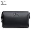 Satchi Kangaroo Men's Long Wallet: Casual Business Clutch with Multifunctional Phone Pocket and Large Capacity.