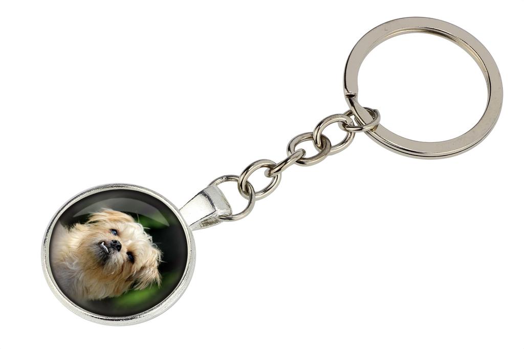 Griffon Bruxellois, Brussels Griffon - Keychain In a Box, Own Photo, Keychain Pendant from Art-Dog Brand