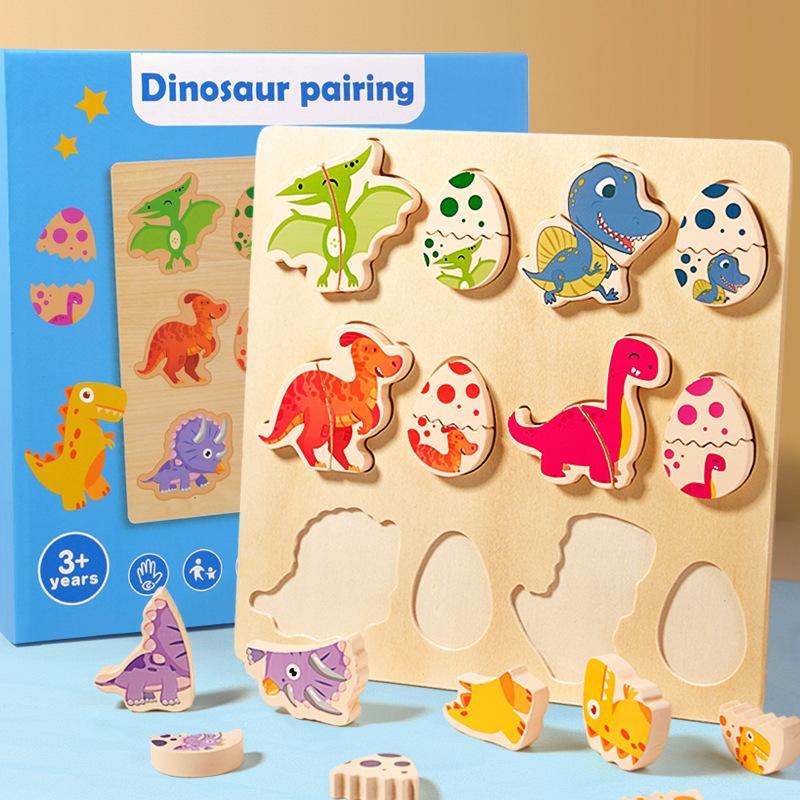Wooden Egg Pairing Puzzle, Colorful Eggs Matching Game for Early Education,Color Cognition,Exercise Hand-Eye Coordination