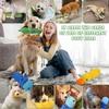 Crocodile Durable Dog Chew Toys Squeaky Interactive Puppy Dog Toys with Crinkle Paper Puppy Chew Toys for Teething