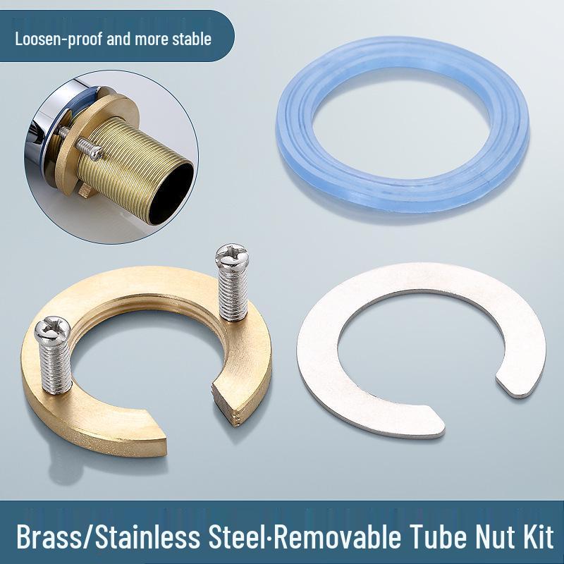 Винты для установки смесителя с защитой от ослабления для раковин с одним/двумя отверстиями