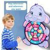 Elephant themed sticky ball dart board two pack toy set, children's favorite fun toys, indoor and outdoor interactive games
