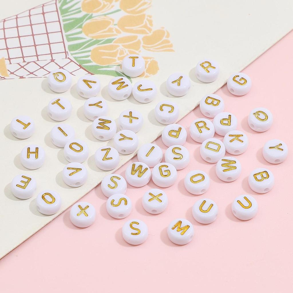 50 шт. 4x7 мм акриловые плоские бусины с буквами для серьг, браслета, ожерелья, ручная работа, аксессуары для изготовления ювелирных изделий своими руками