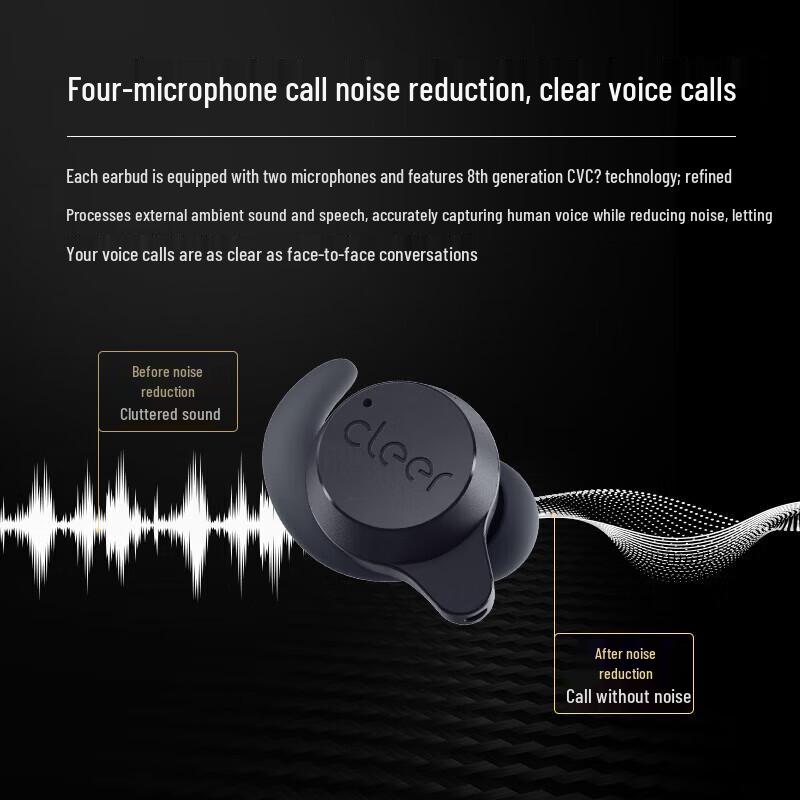 Cleer ROAM Sport True Wireless Noise-Cancelling Earbuds