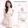 Disney Spring Summer Versatile Chic High-End Party Evening Elegant Simple Quilted Mickey Pendant Crossbody Bag Women Handbags BMK-73320