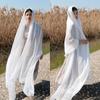 Extra Large Size Shawl Solid Color Scarf Women's Fashion Scarf Chiffon Dance Scarf Sunscreen Beach Towel, Max. Size Is 3*1.5m (±5-10cm Errors)