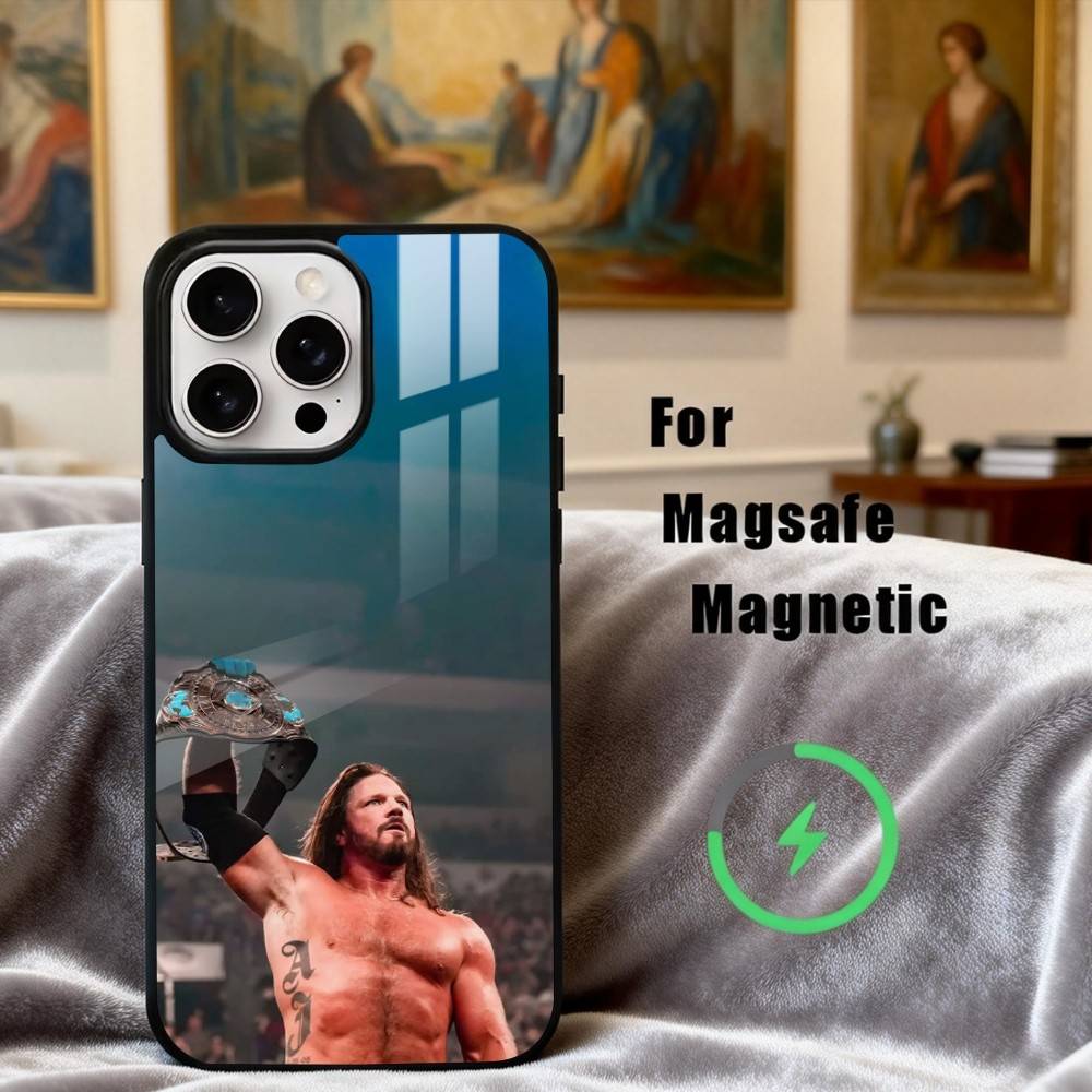 A-Aj Powerful S-Styles-S Phone Case For iPhone17,16,15,14,13,12,11 Plus,Pro Max Magnetic For Magsafe Wireless Charging