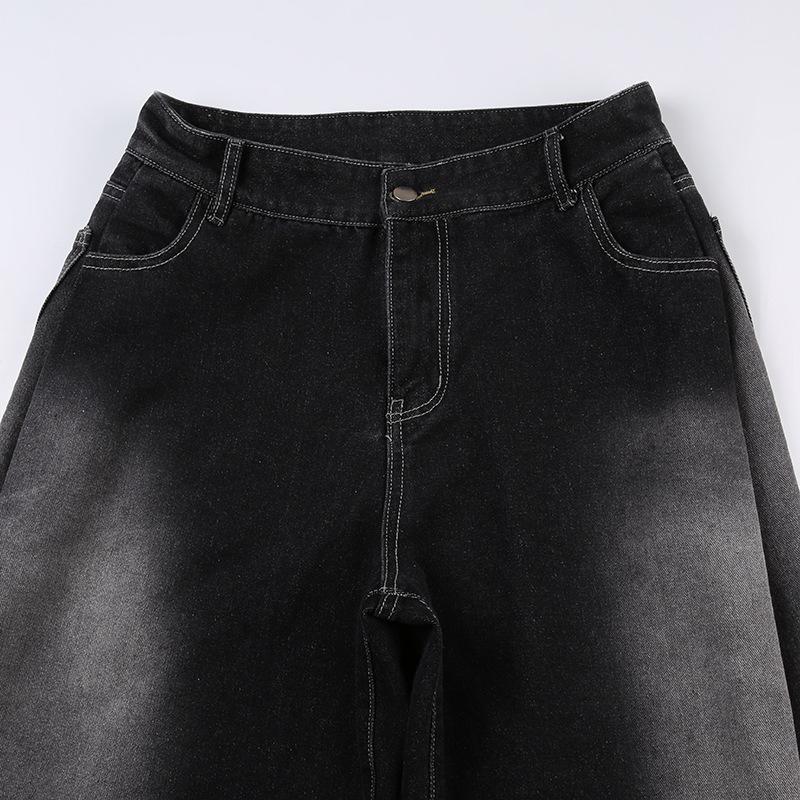 Уличная одежда, джинсы оверсайз, женские мешковатые джинсы с высокой талией, широкие джинсовые брюки-карго Harajuku Y2k, винтажные джинсы для мам