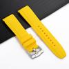 Высококачественный резиновый ремешок с изогнутым концом 20 мм 22 мм силиконовый ремешок для часов для Swatch для Omega Moonswatch браслет водонепроницаемый браслет