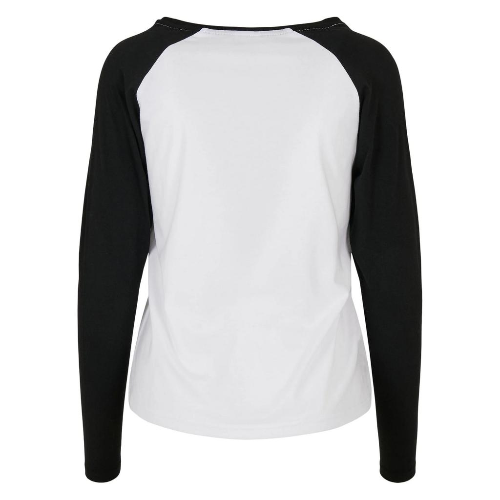 Urban Classics Womens/Ladies Contrast Raglan Long-Sleeved T-Shirt