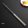Палочки для еды из нержавеющей стали Длинные палочки для еды Лапша, жареная во фритюре Китайские палочки для еды Многоразовые металлические палочки для еды Посуда