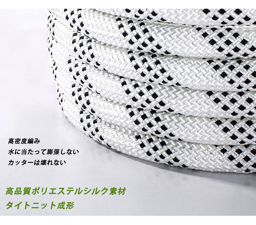 Car Tow 5 to 35 Ton Car Emergency Rope for Snowy Natural Easy to High Cargo Car Stuck Car Emergency Escape with Universal Type 10 Rope, Capacity,