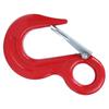 5000kg Load Capacity Alloy Steel Crane Hook Red Safety Latch Hook  Ship Construction