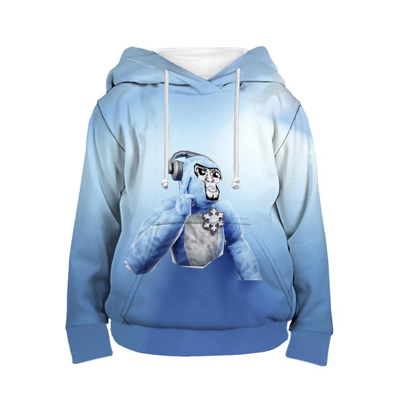 Gorilla Tag Monke Sweatshirts Autumn Baby Kids Tops Monkey Casual Sports Long Sleeve Clothing Sports Kids Boy Girl Toddler Hoodies