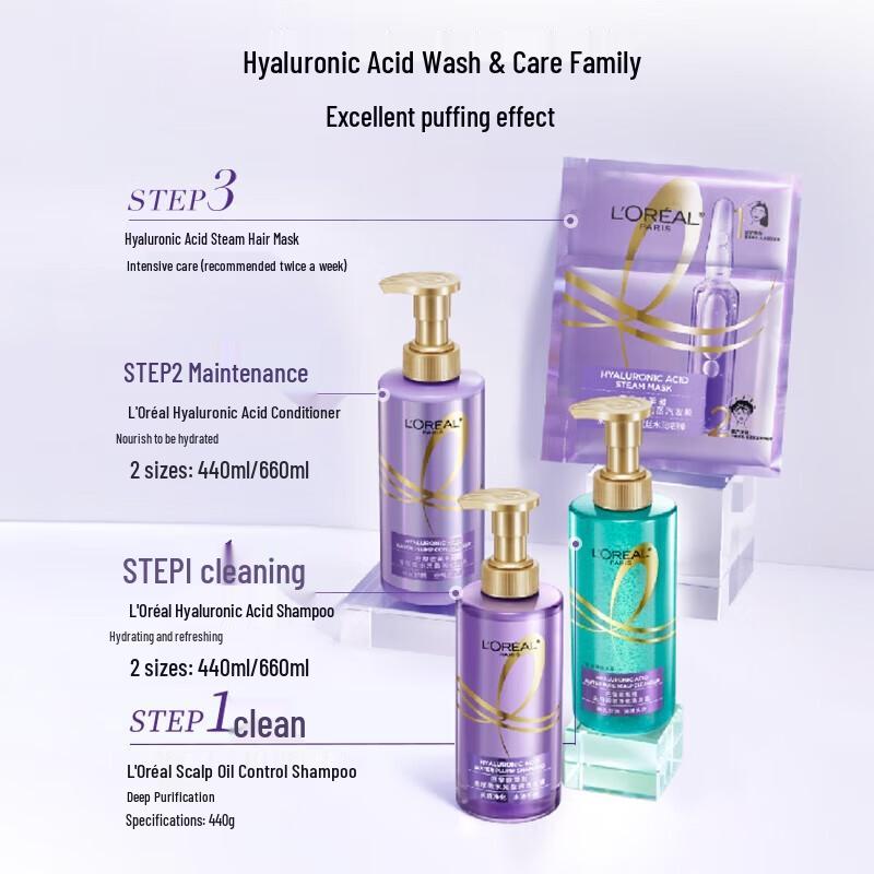 L'Oréal Salicylic Acid Oil Control Anti-Dandruff Shampoo 440ml