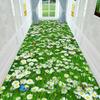 3D Длинные коврики для коридора Противоскользящий коврик для пола для прихожей Гостиной Домашний декор Ковер для лобби отеля