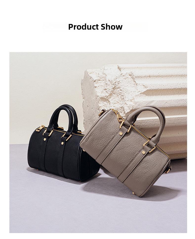 Сумка из коровьей кожи в стиле ретро Boston - универсальная сумка через плечо высокого класса