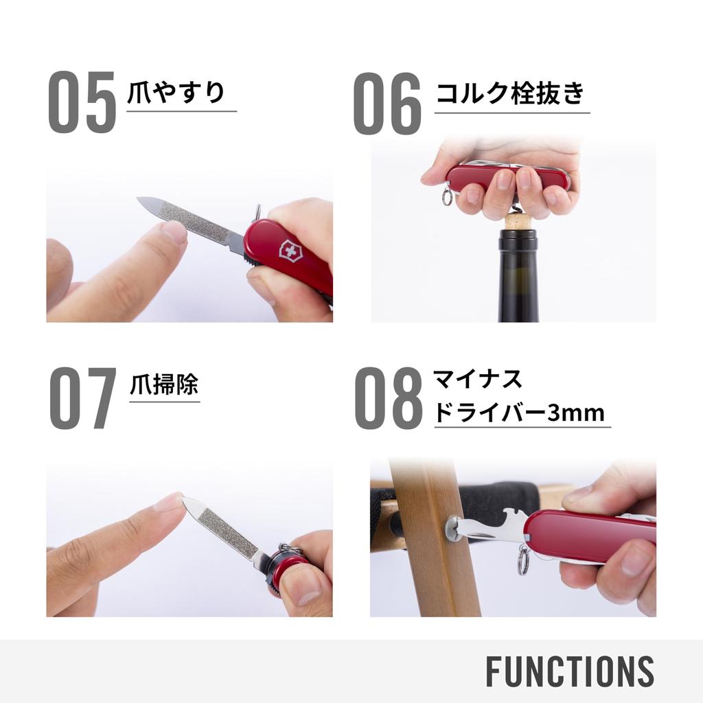 VICTORINOX Live To Explore Companion New York Style Equipped with Box Opener and Ballpoint Pen Swiss Army Knife Multifunctional Knife Disaster