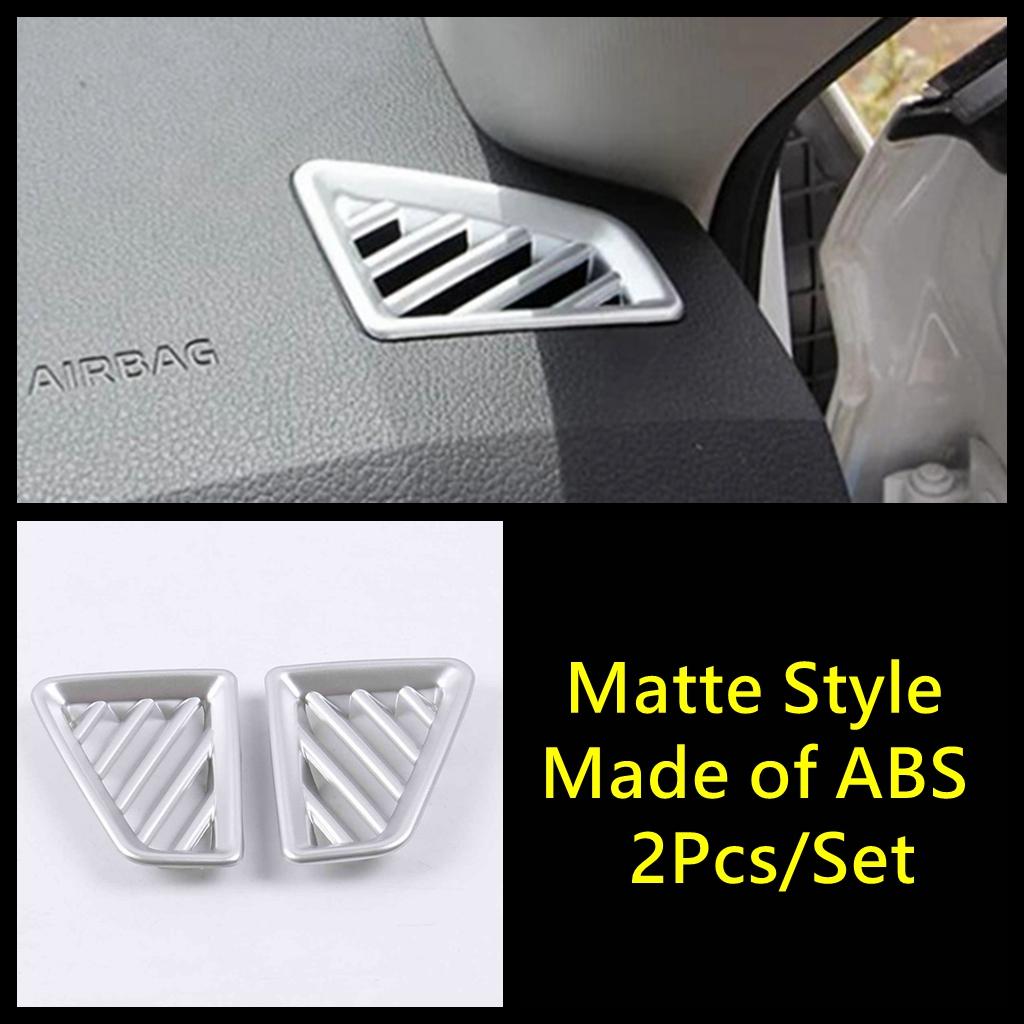 Рамка-крышка вентиляционного отверстия кондиционера на приборную панель автомобиля для Skoda Kodiaq 2017 - Аксессуары из нержавеющей стали для салона