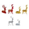 Creative Mooses Decorative Figurine Resins Art Elk Ornament Tabletop Deer Adornment for Home and Office