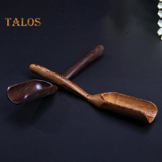 Деревянная чайная ложка с длинной ручкой, удобная ручка, мерная ложка для чая, китайский аксессуар для чая кунг-фу