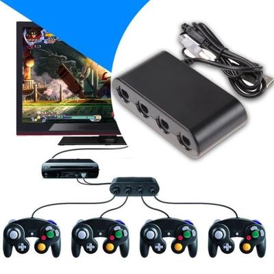 Адаптер контроллера GameCube - Nintendo - Wii U - 4 контроллера - Встроенная вибрация - USB