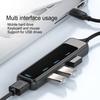 Портативный USB-хаб-адаптер 5-в-1 Высокоскоростная передача Док-станция USB Type-C к USB TF/SD адаптер для телефона, ноутбука