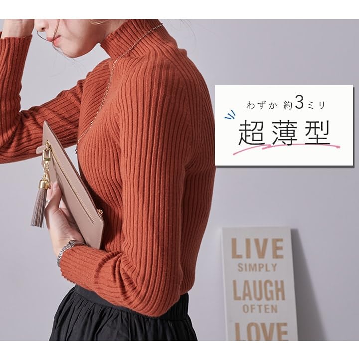 Lizdays Slim Genuine Leather Long Gray Size F Skimming-Resistant Wallet, Beige,