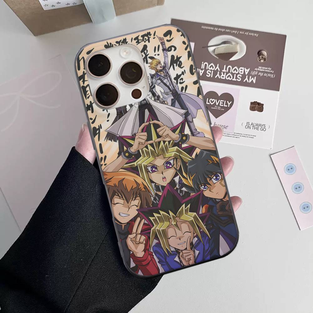 Anime Yu-Gi-Oh! Soft Corrugated Transparent Phone Case For IPhone 17 15 16 11 12 13 14 Pro Max Plus Pro