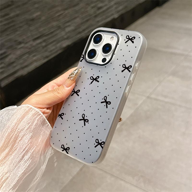 Чехол с рисунком в горошек, сердцем и бантом для Honor 400 Lite Pro 90 Lite 5G X9D X7B X9B Magic 6 Lite, матовый, 2 в 1, желе