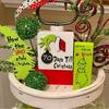 6PCS Christmas Tiered Tray Decor Wooden Signs Wood for Xmas Kitchen Decor