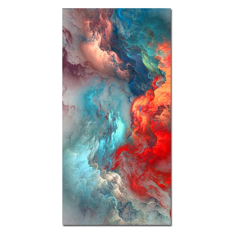 Современные абстрактные облака Настенный декор холст живопись красочные постеры и принты декоративные картины для гостиной Cuadros