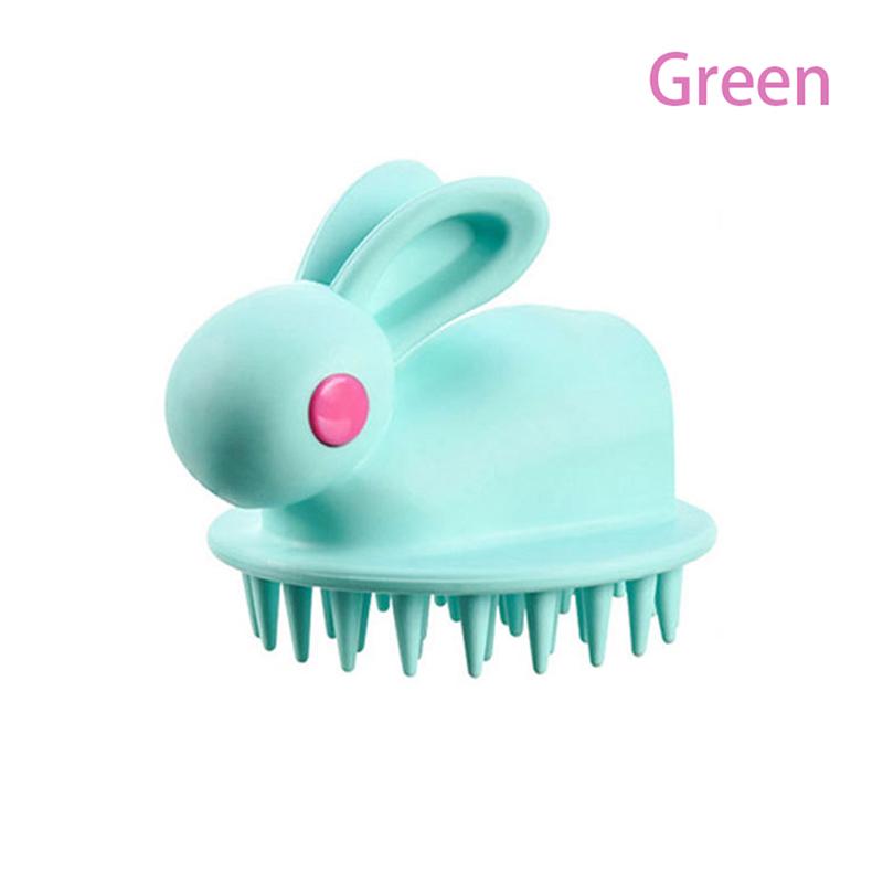Silicone Shampoo Scalp Hair Massager Head Body Massage Brush Comb Hair Washing