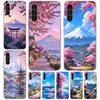 Японская вишня Гора Фудзи Чехол для телефона для Samsung Galaxy A13 A14 A15 A16 A17 A53 A54 A55 A56 A57 A33 A34 A35 A36 A37 A23 A24 A25