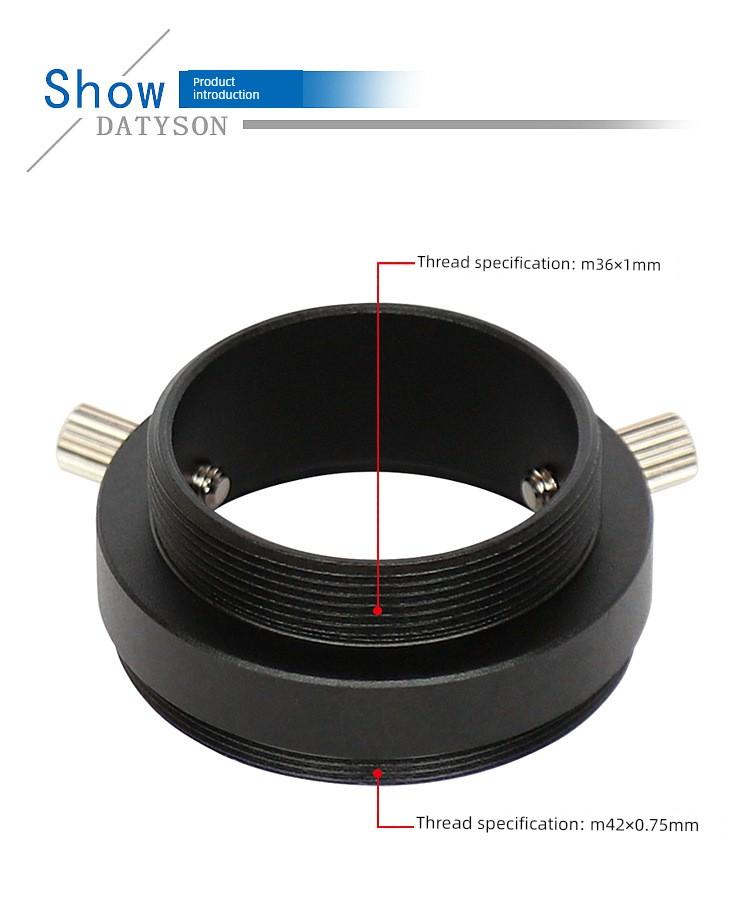 Telescope Accessories Include M36X1Mm Male Thread Adapter to 1.25inch Interface and M42X0.75Mm