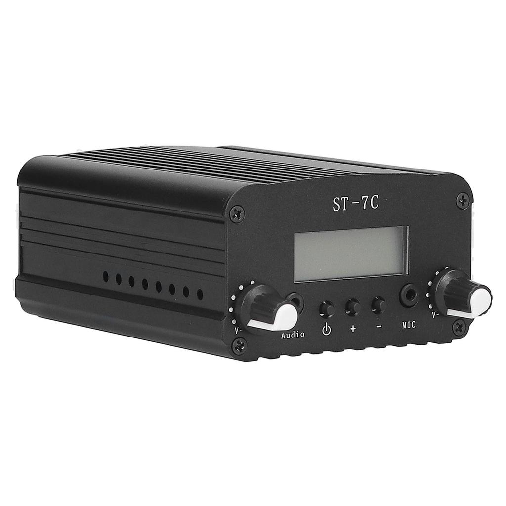 Вещательный передатчик FM ЖК-экран Радио Стерео Станция Аксессуары 1/7 Вт