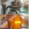 E24 Motorcycle Turn Signals Flowing Turn Signal Light 12LED Turn Signal Indicator Amber Light Blinker 12V M10 Approved E-Mark 3