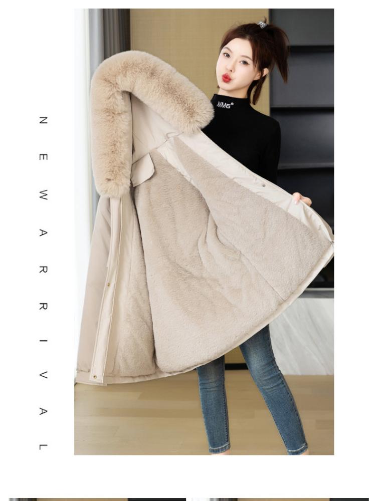 Короткая парка зимнее хлопковое пальто женская утепленная куртка с меховым воротником куртка из хлопка с капюшоном удобная и молодежная женская верхняя одежда