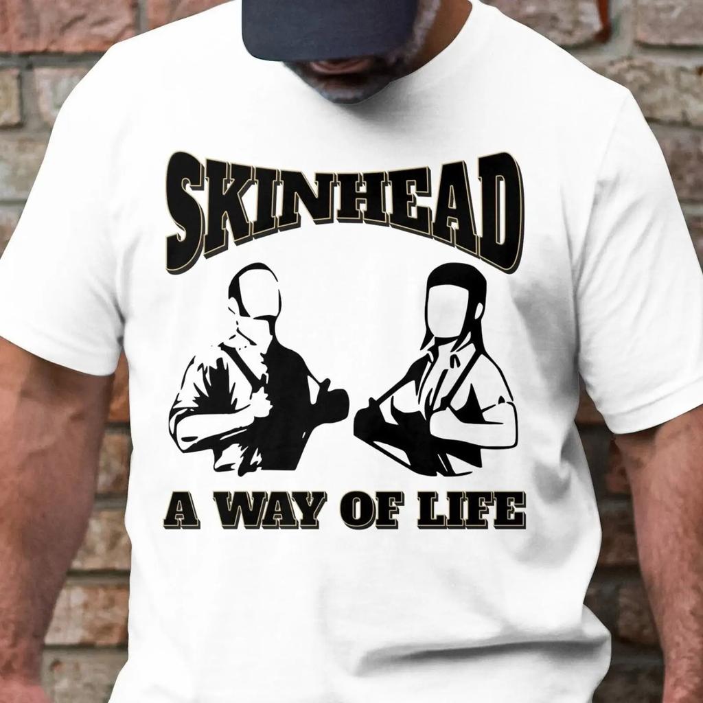 Skinhead amp 39 A Way of Life T Shirt Music Culture Apparel vintage Unisex Comfortable Versatile Casual streetwear