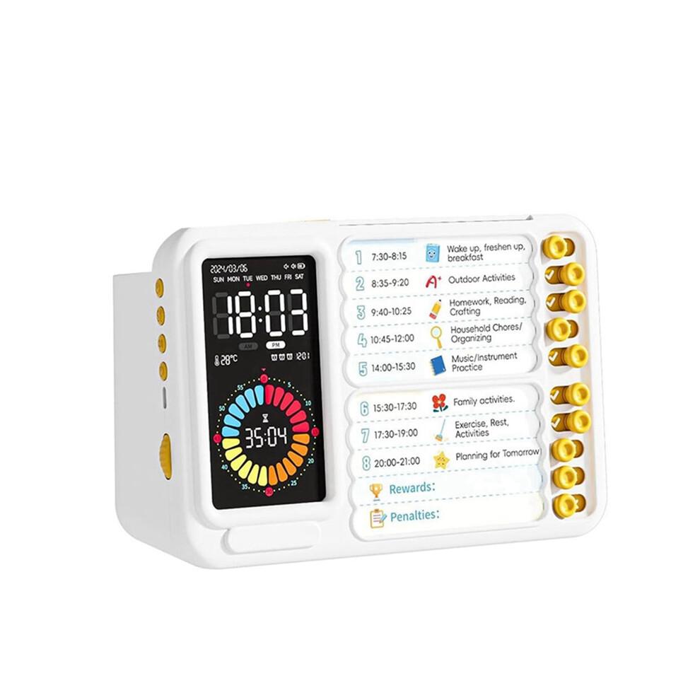 Visual Timer for Kids Adults, ADHD with Planning Board Schedules, Task Toddler Silent