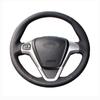 Оригинальный чехол на руль своими руками для Ford Fiesta 2008-2013 Ecosport 2013-2016, кожаная оплетка для рулевого управления