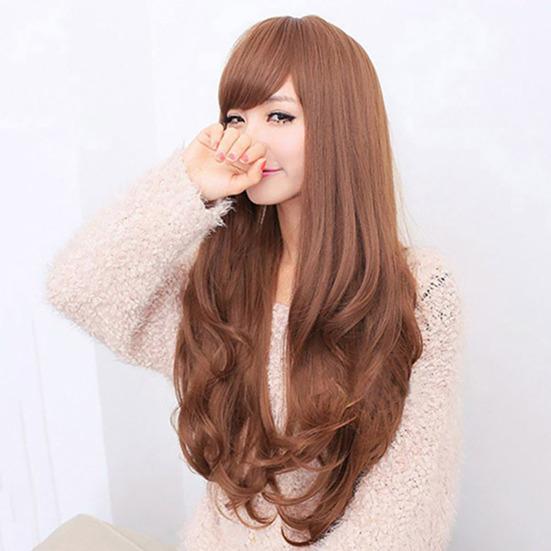 Длинный вьющийся парик. Парик полной длины. Жаростойкая прическа для ролевых игр.