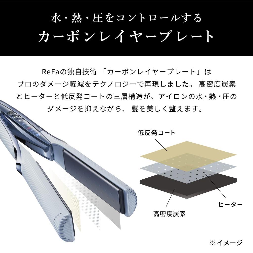 Магазин ReFa Straight Iron Pro Руководство по укладке волос включено Новая модель [только официальная] (белый)