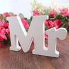 1Set ( 3Pcs ) Newest Design English Letters Mr&Mrs Wedding Decoration Present Table Centrepiece De Wedding Decor Miniatures