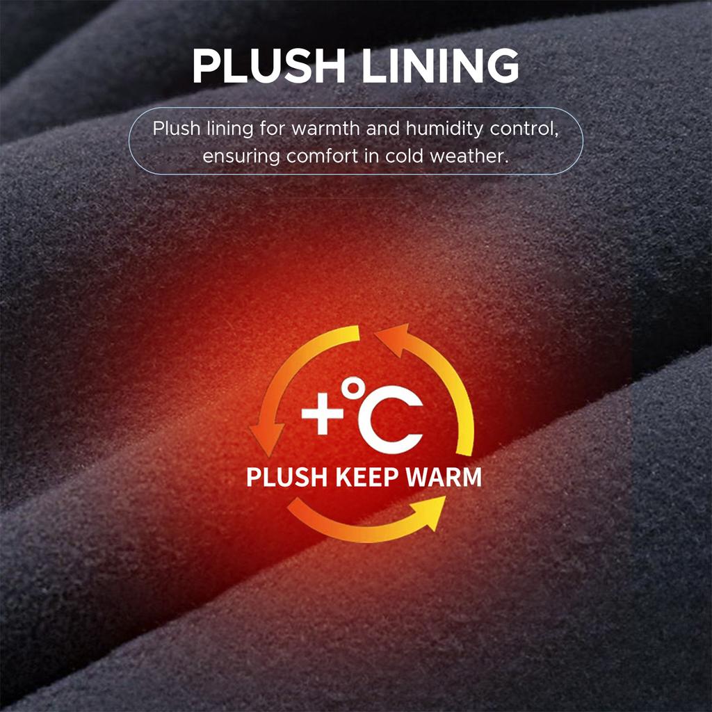 Riding Pants Men"s Cycling Pants with Plush Warmth 3D Padding Sweat-Wicking Breathable for Winter