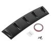 Universal Rear Bumper Lip Diffuser 5 Fin ABS Carbon Fibre Texture 584mm23in