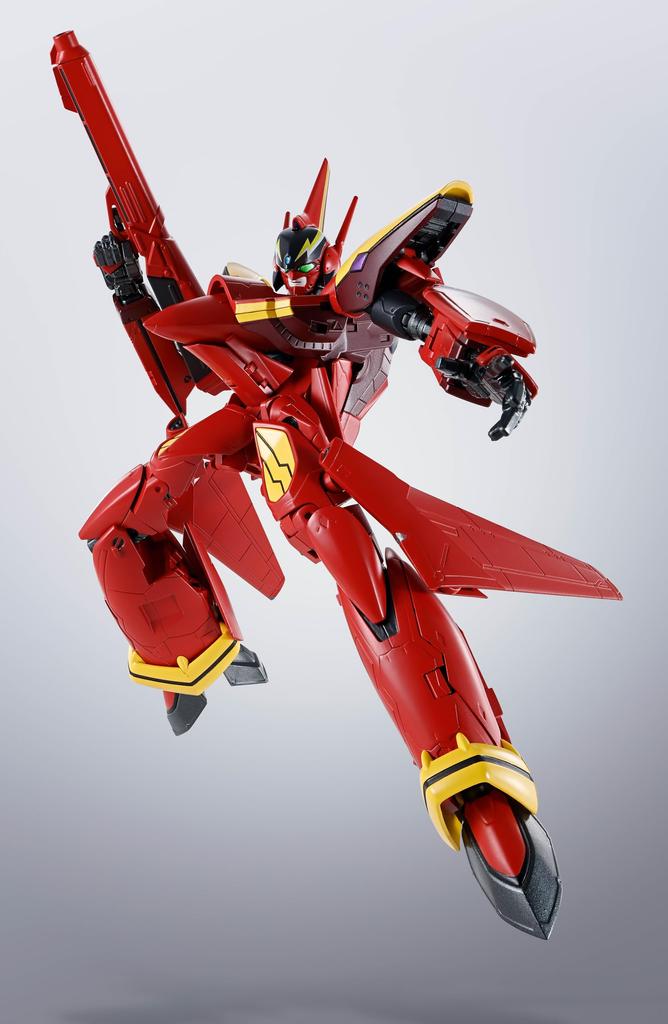 TAMASHII NATIONS R Macross 7 Kai Fire Valkyrie 150mm Painted Movable Figure HI-METAL VF-19 Approx. PVC&ABS&Diecast