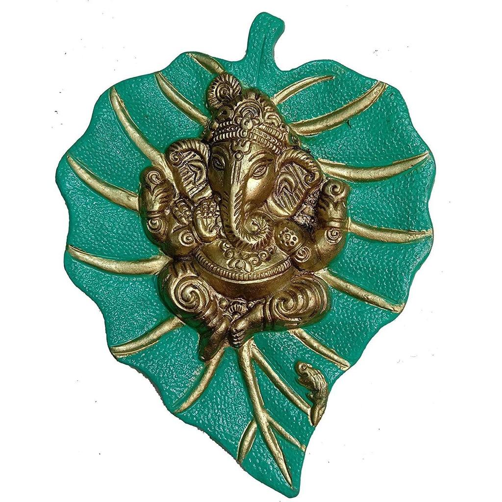 Patta Ganesha Wall Hanging Decorative Showpiece for Home Décor, Living Room, Pooja Room,Temple and House Warming Gift