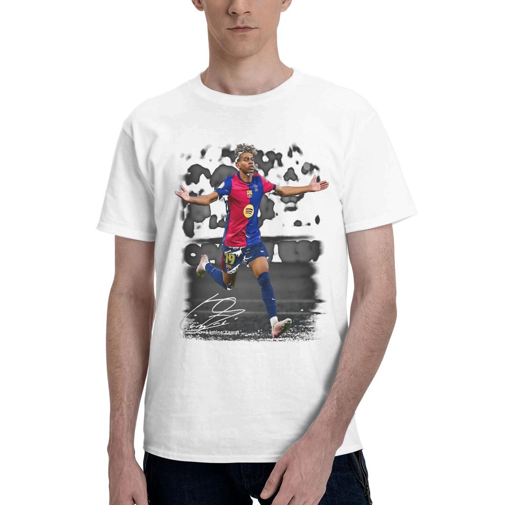 Lamine Yamal Novelty Football Graphic T Shirt Y2k Oversized Unisex Casual Short Sleeve Streetwear Fan Tee